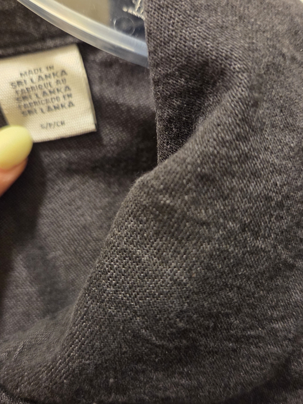 Levi's Black Ruffled Collar Button-Front Blouse - Picture 5 of 6